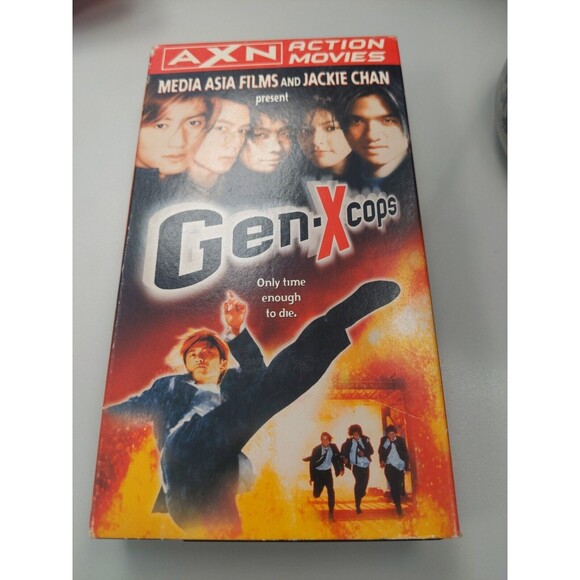 Gen-X Cops (VHS, 2000) Jackie Chan, Nicholas Tse, Stephen Fung, Sam Lee - Picture 1 of 2